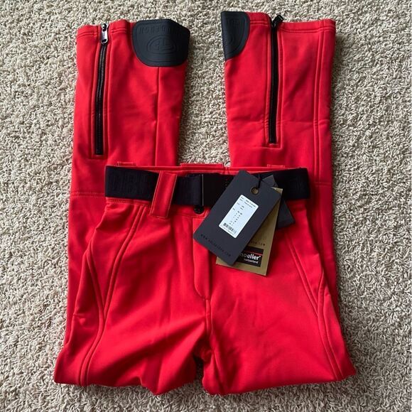 Goldbergh Jackets & Blazers - Goldbergh Pippa Ski Pants Waterproof Red Flame Black NWT 4